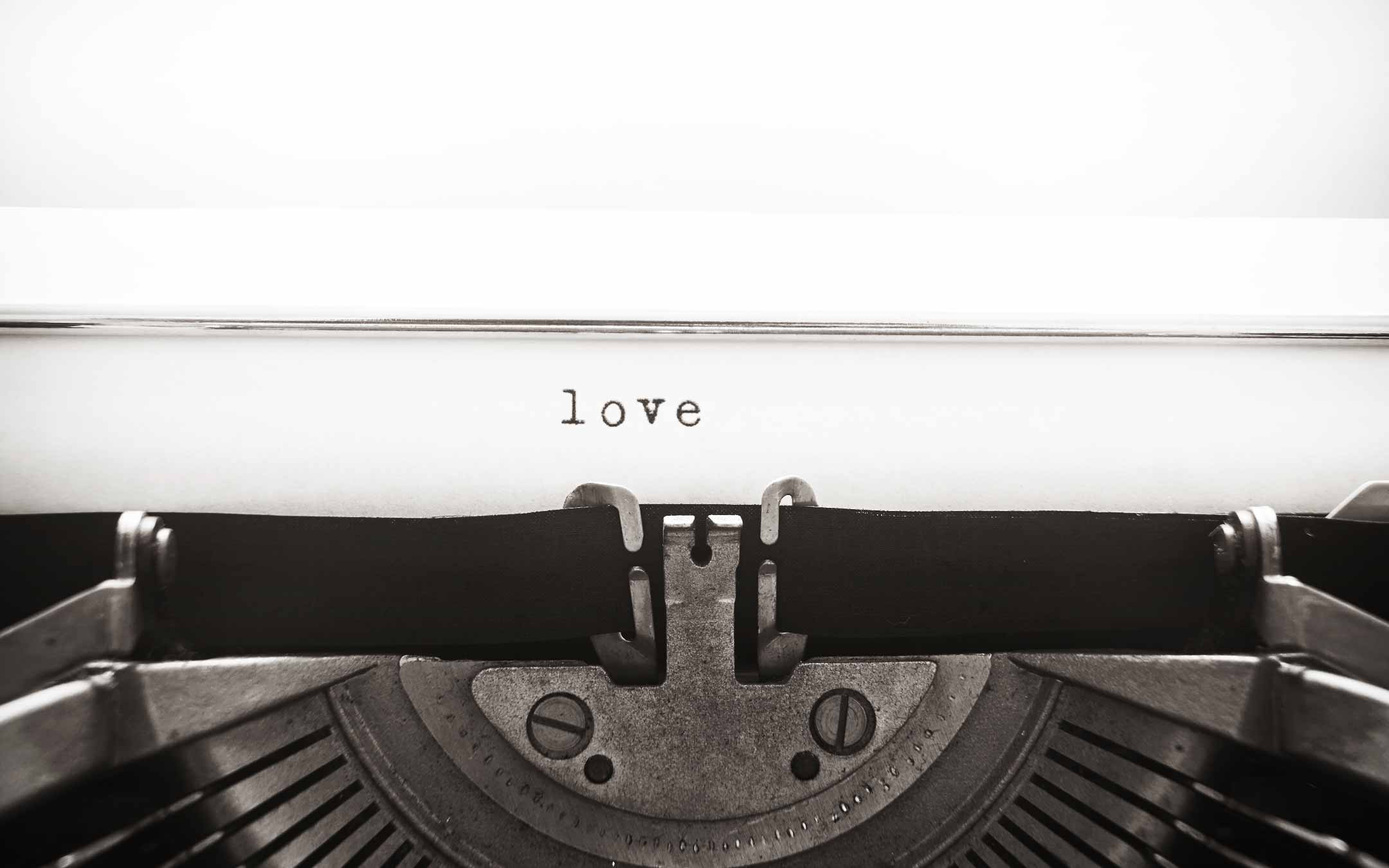 máquina de escribir | sentirse bien con uno mismo
